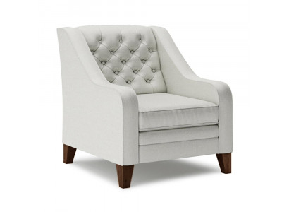 Chesterfield Group 6-Piece Set Luxury Lounge Upholstered Club Armchair Gray